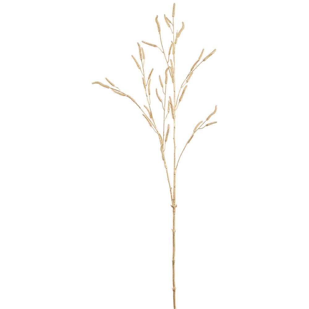 Metallic Catkin Spray Gold