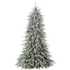Snow Covered Willow Christmas Pine Tree - 7.5ft