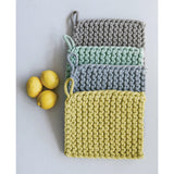 Cotton Crocheted Pot Holder, Choice of 4 Colors