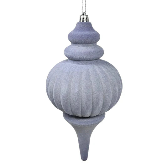 Plastic Flocked Final Ornament- 10"