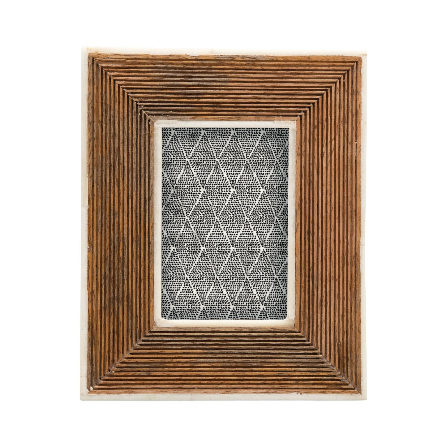 Mango Wood & Bone Frame (Hold 2.75 x 3.75")