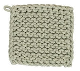 Cotton Crocheted Pot Holder, Choice of 3 Colors