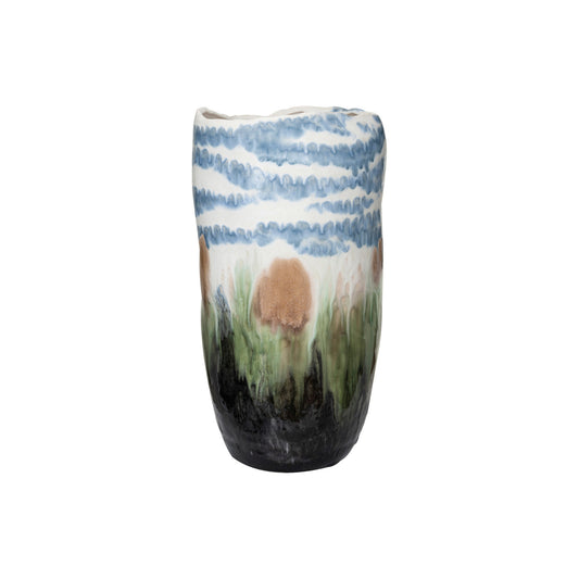 Stoneware Vase (Each One Will Vary)