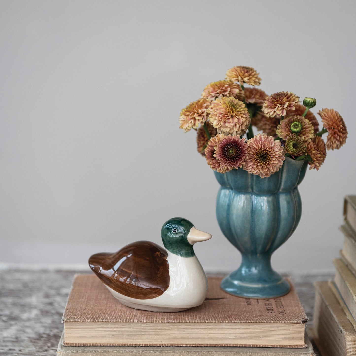 Stoneware Floating Mallard