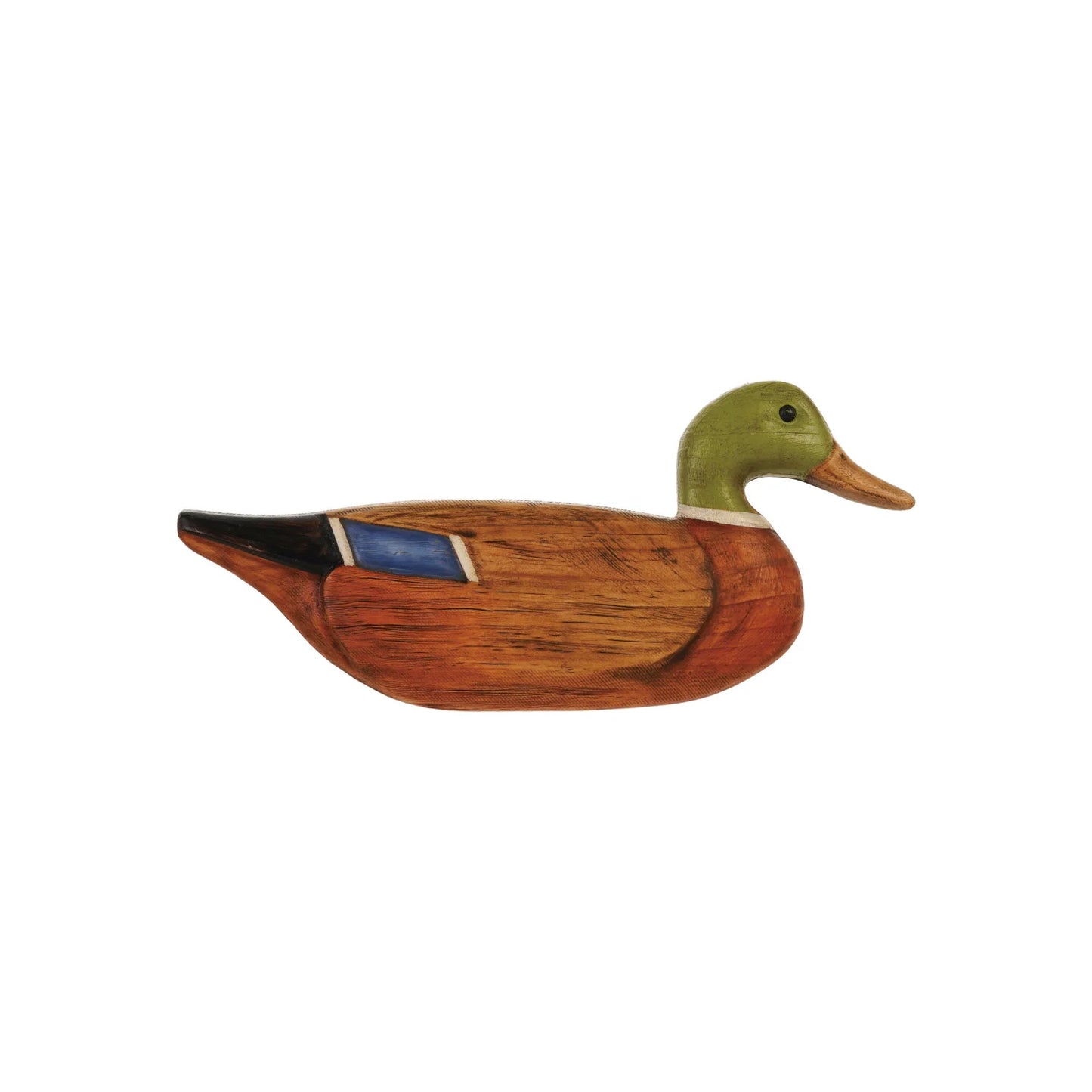 Carved Wood Mallard Wall Decor
