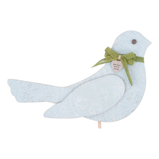 "Gather with Love" Blue Bird Topper