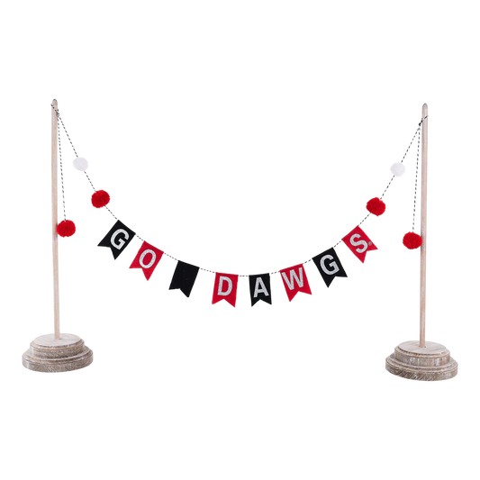 Go Dawgs Pennant Banner