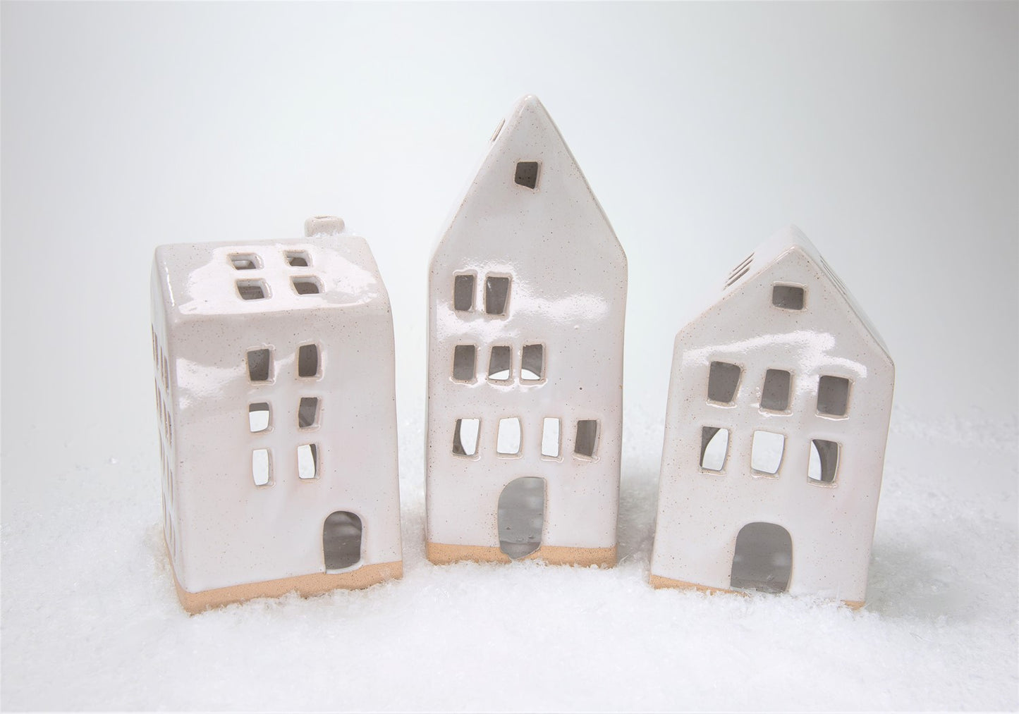 Ceramic House Tea Light Holder