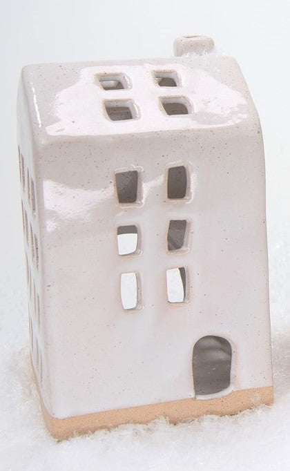 Ceramic House Tea Light Holder