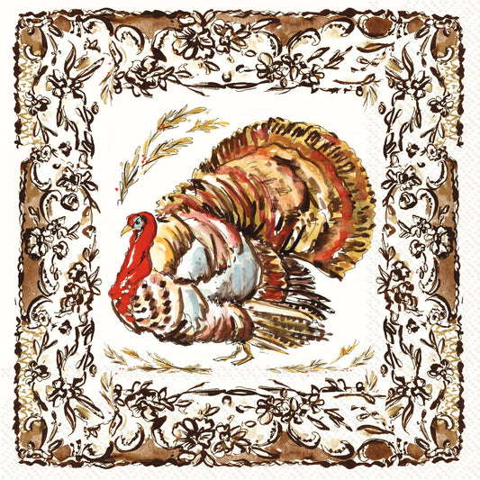Turkey Collection Lunch Napkin