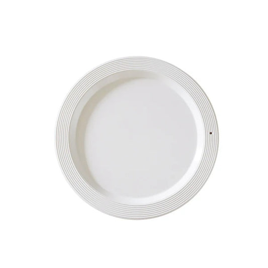 Round Melamine Pinstripe Platter