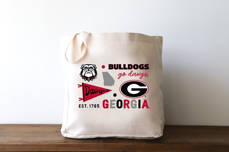 Georgia Bulldog Gameday Tote