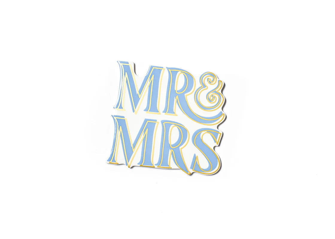 Blue "Mr." and "Mrs." Big Attachment