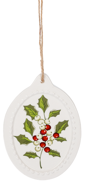 Botanical Disk Ornaments