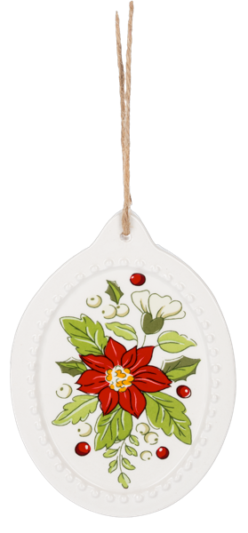 Botanical Disk Ornaments