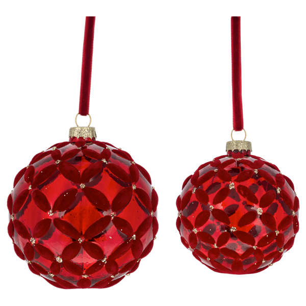 Basket Weave Glass Ball Ornament