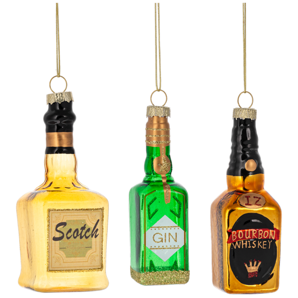 Liquor Bottle Ornament
