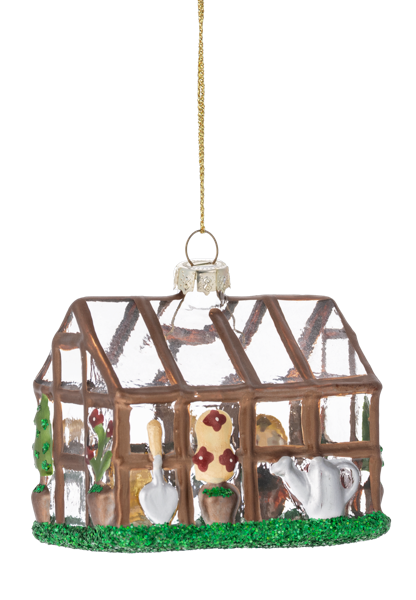 Greenhouse Glass Ornament