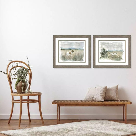 "Lookout On Point" Framed Bird Dog Prints