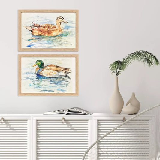 Water Ducks Set of 2