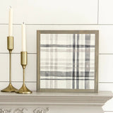 "Plaid About You" Framed Wood Wall Decore