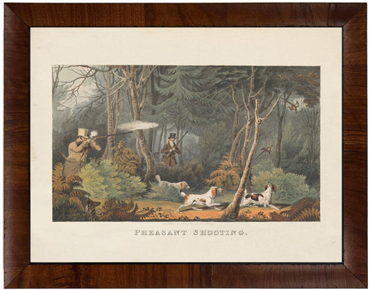 Framed Pheasant Shooting Bookplate