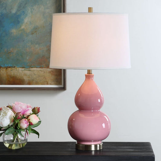 Mauve Table Lamp
