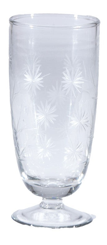 Hand-Blown Stemmed Drinking Glass