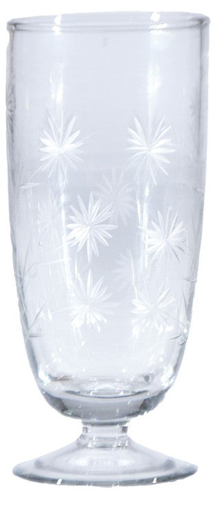 Hand-Blown Stemmed Drinking Glass