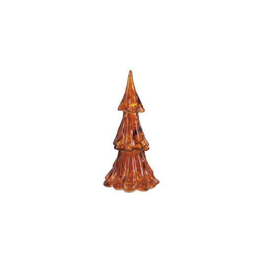 Resin Tree with LED Light, Amber Color (Requires 3-AAA Batteries)