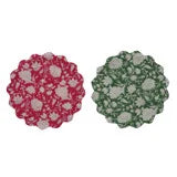 Scalloped Placemat with Pattern
