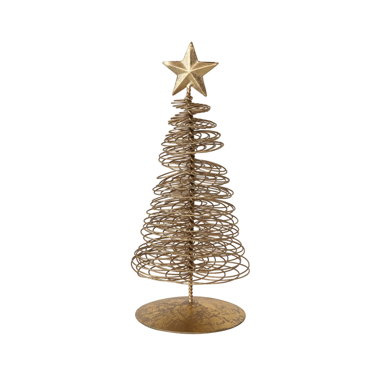 Metal Wire Christmas Tree with Star