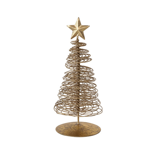 Metal Wire Christmas Tree with Star