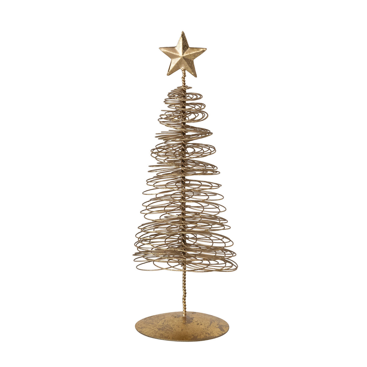 Metal Wire Christmas Tree with Star