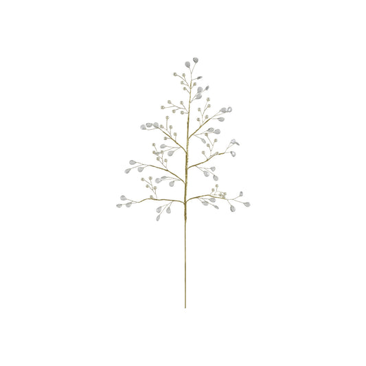 Faux Pearl & Acrylic Jewel Stem, Gold Finish