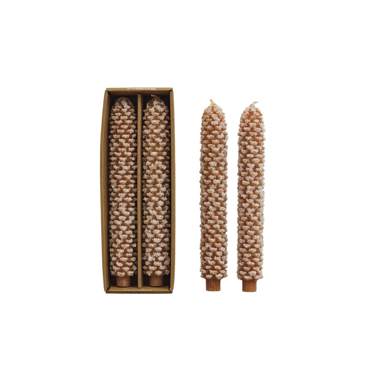 Pinecone Shaped Taper Candles