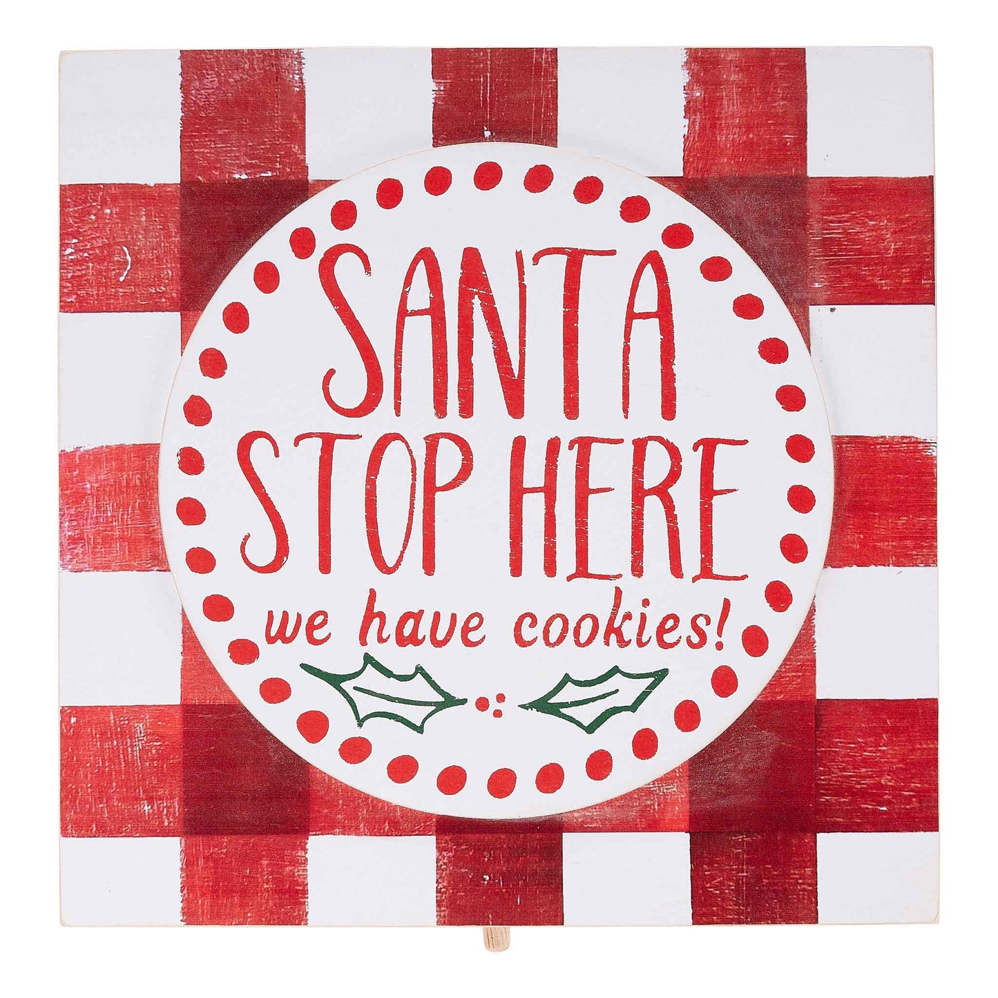 Santa Stop Here Topper