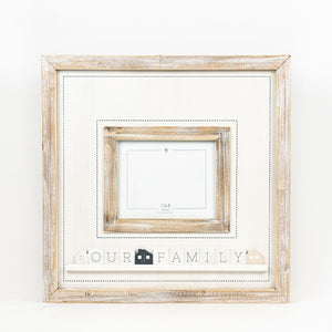 Wood Photo Frame with Ledgie