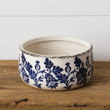 Blue Floral Pottery - Two Styles
