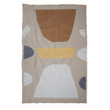 Woven Wool, Jute and Cotton Blend Kilim Rug