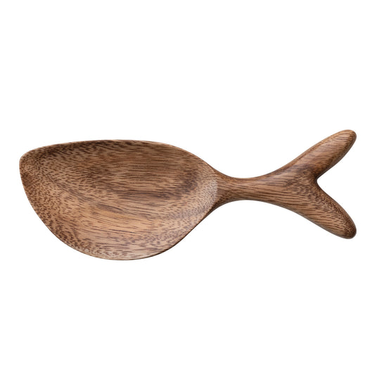 Acacia Wood Fish Shaped Spoon