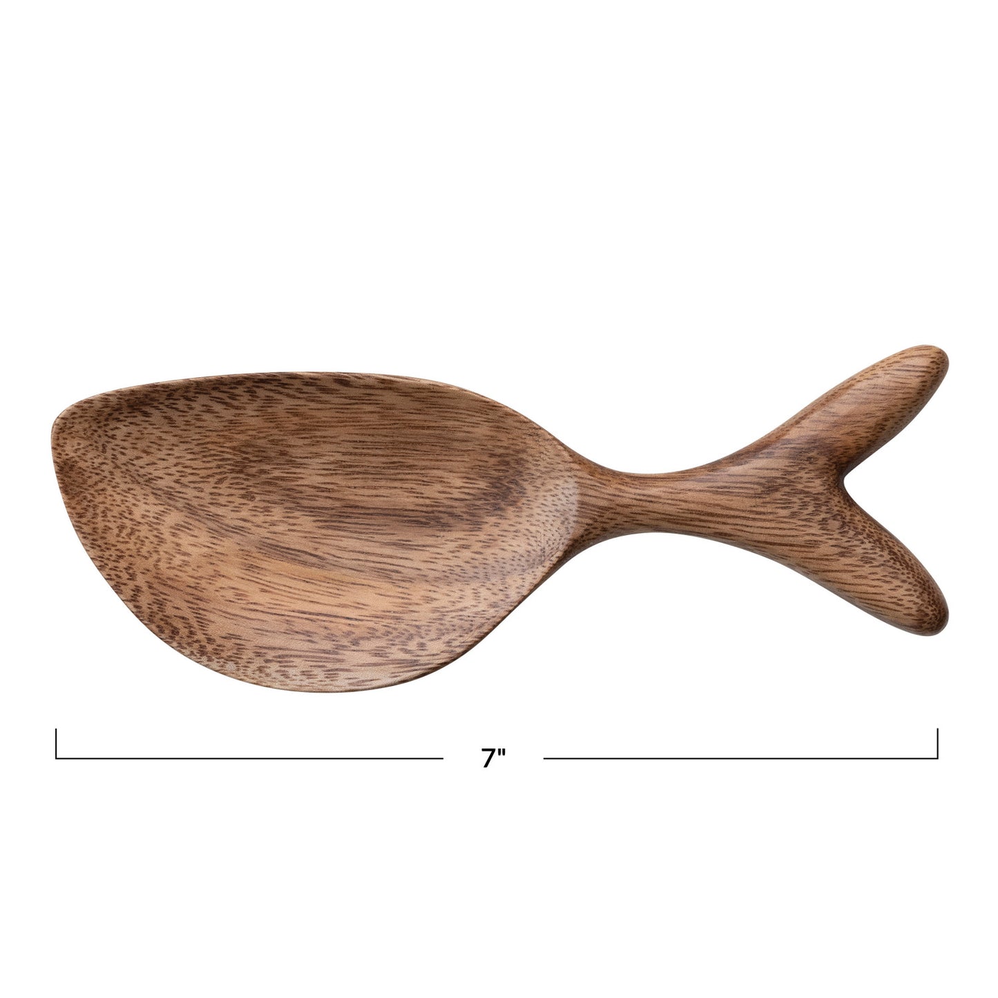 Acacia Wood Fish Shaped Spoon