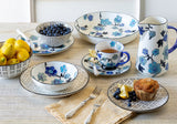 Periwinkle Vine Pattern Stoneware Collection