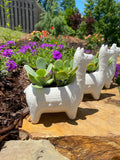 Ceramic Llama Planter
