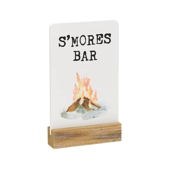S'mores Bar Table Top Sign