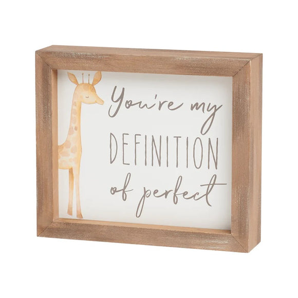 Definition of Perfect Framed Sign