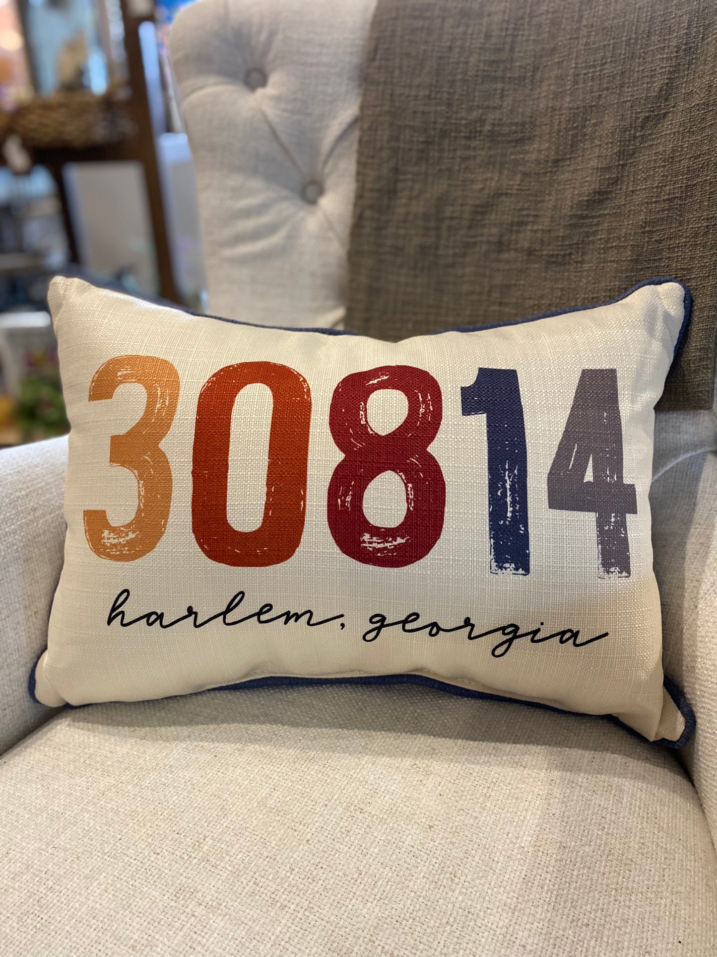 City and Zip Code Pillow