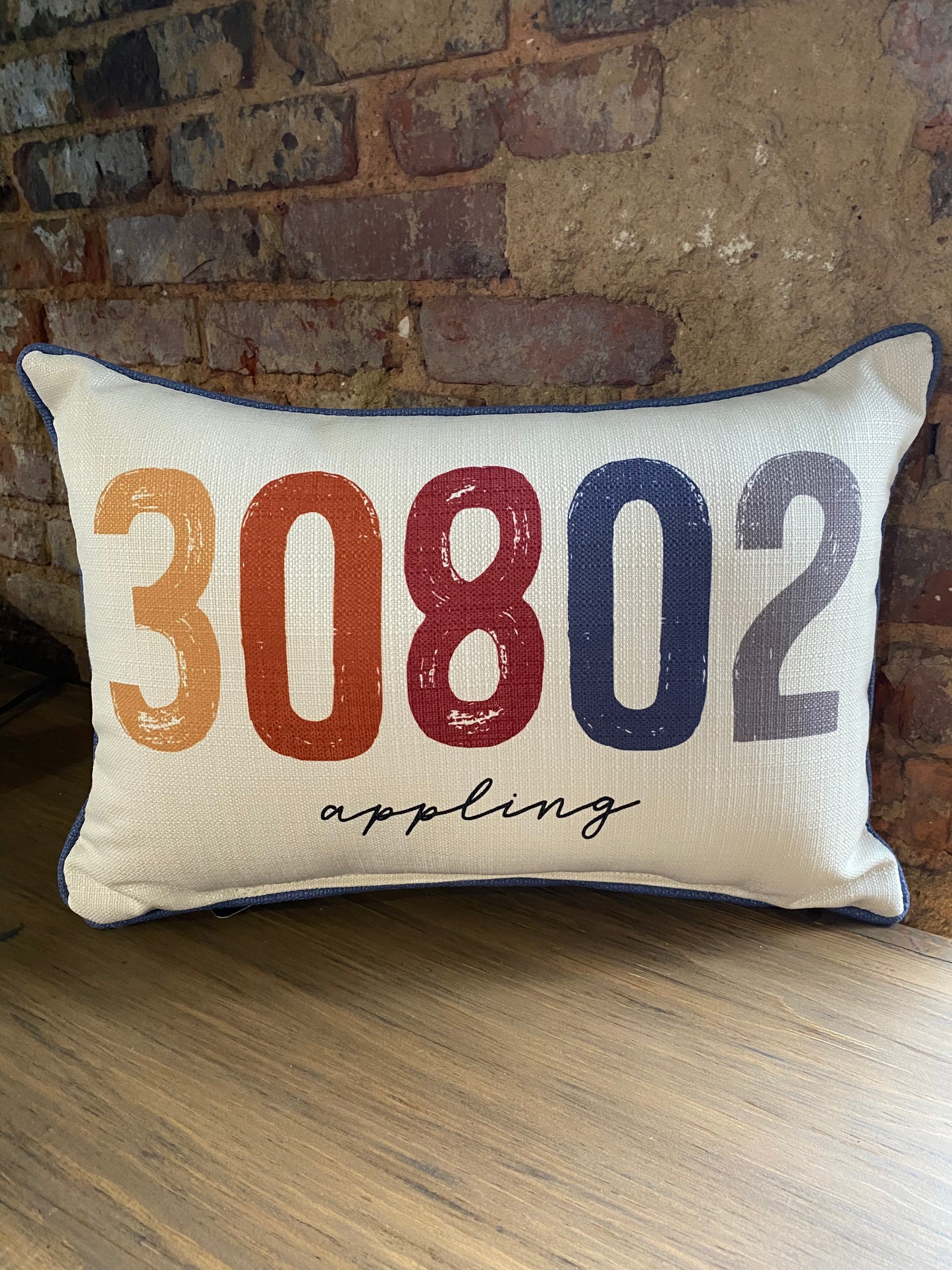 City and Zip Code Pillow