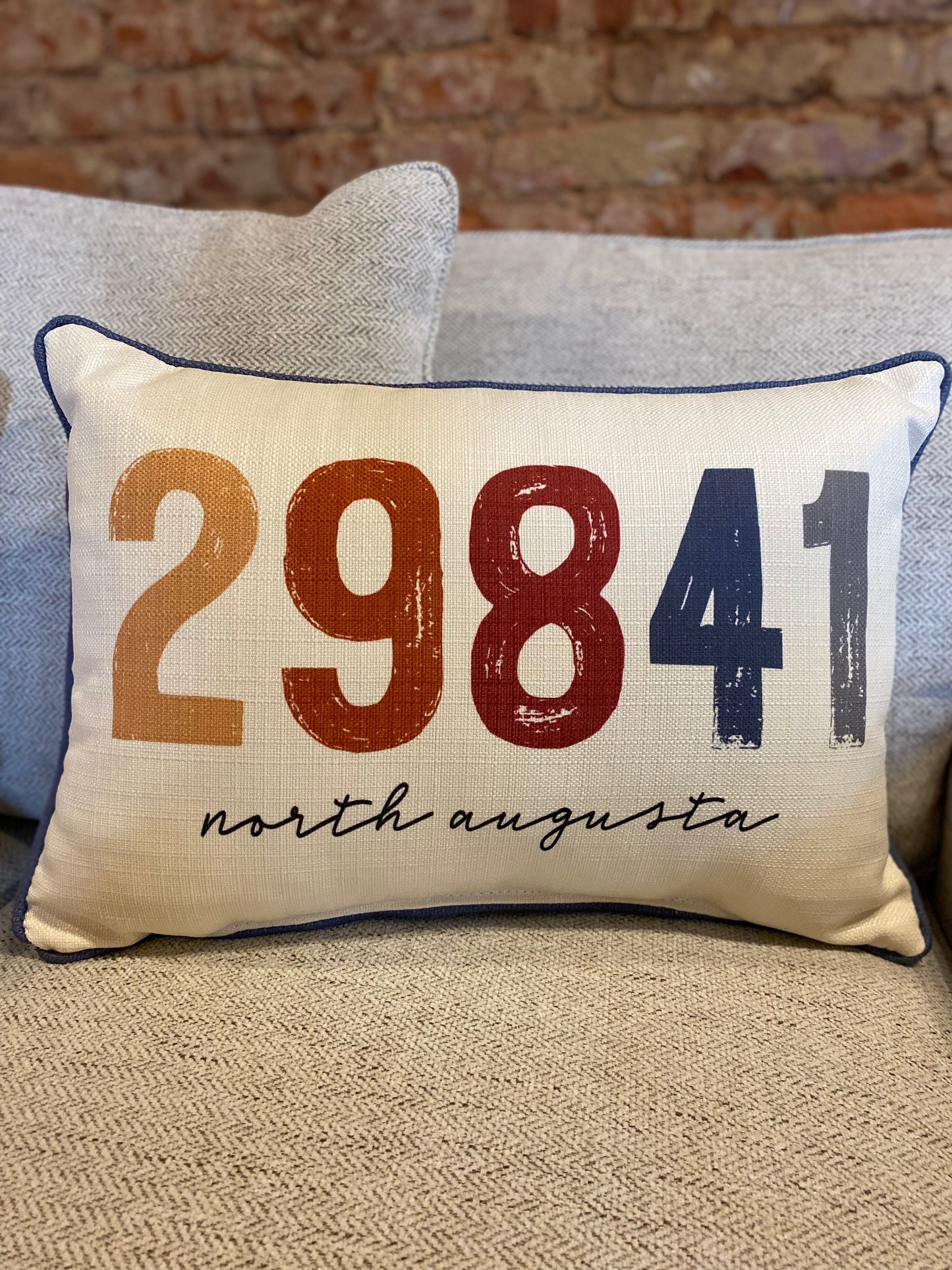 City and Zip Code Pillow