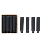 Unscented Pleated Taper Candles - Two Sizes